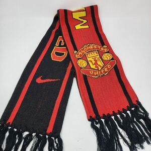 Nike Manchester United Soccer/Football Reversible Scarf Red Black Adult Unisex