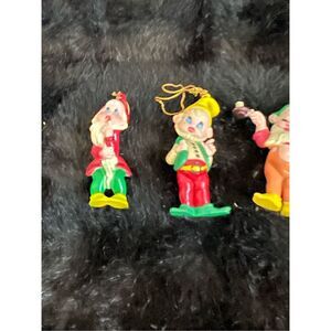 VTG Set Of 3 Gnome Elf Macau Christmas Ornament