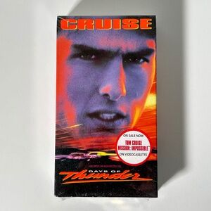 Vintage 90s Sealed Days Of Thunder VHS Cassette Racing Movie (ZZ8)