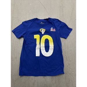 NFL Super Bowl LVI Los Angeles Rams Nike Two Sided Youth Tee #10 Kupp Size YM