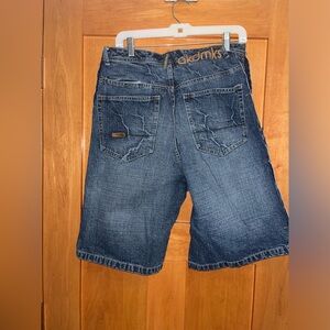 Akademiks Vintage Y2K Men's Size 32 Jean Shorts Denim Baggy Fit Hip Hop
