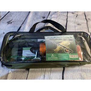 Lanaak Fishing Pole‎ and Tackle Box Family Fishing Kit with Beginner's Guide-NEW