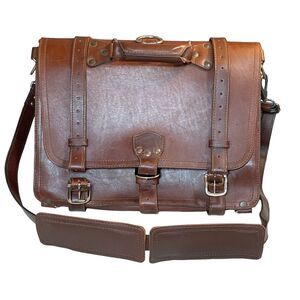 Saddleback Leather Co. Large Classic Leather Briefcase backpack Brown