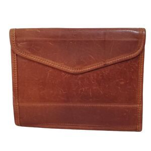 JW Hulme Distressed Leather Tablet Notebook Case Stand Fits 9x6.5