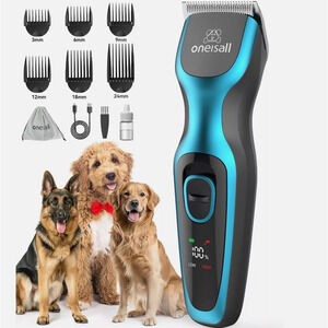 oneisall Dog Clippers for Grooming for Thick Heavy Coats - DTJ-001 - Blue
