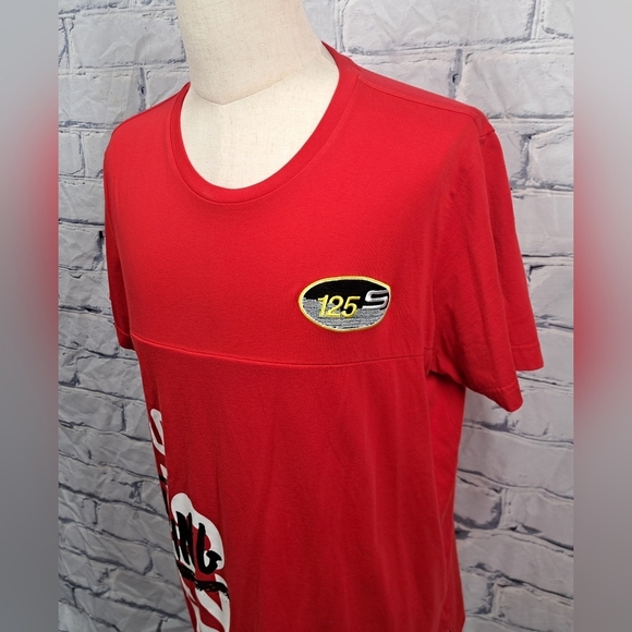 Puma Scuderi Ferrari Men's T-Shirt Graphic Print Logo Patch Red Racing  Size XL - Picture 2 of 13