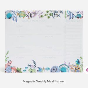 Vera Bradley Weekly Meal Planner Antilles Treasure NWT