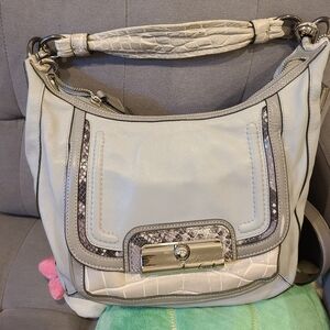 COACH KRISTIN OP ART HOBO PURSE