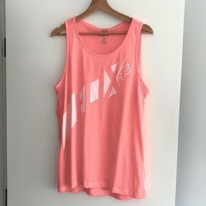 pink fox tech trldri tank top L