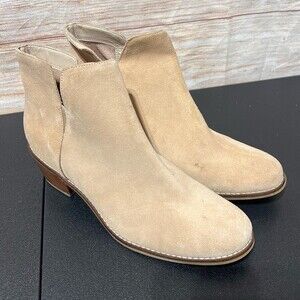 Cole Haan abbot grand suede cutout boots booties size 9B