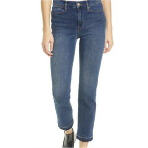 FRAME Le High Straight Jeans Released Hem in Fayette - Size 26