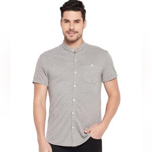 Scotch & Soda Cotton Snap Button Short Sleeve Shirt