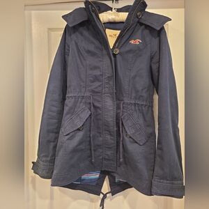 Navy Hollister women Spring/Fall jacket