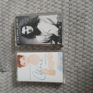 Celine Dion cassette lot of 2 Falling into You and Unison