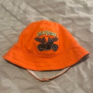 harley davidson toddler bucket hat orange