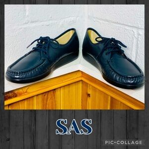 NWOT SAS Shoes SAS Siesta Navy Blue Comfort Loafer Size 10.5 Slim