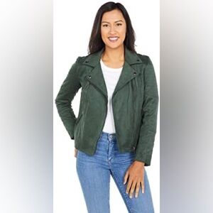 NWT Kut from the Kloth Emma Faux Suede Moto Jacket