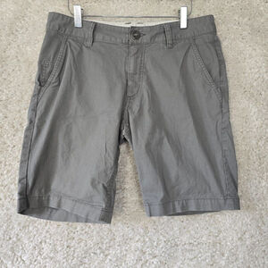 Fox Racing Shorts Mens 30 Gray Chino Casual Logo Biking Outdoors