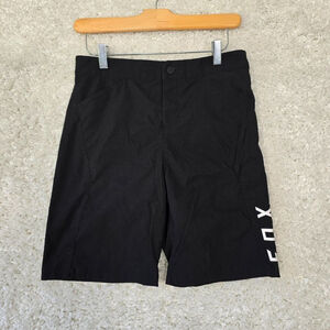 Fox Ranger Shorts Mens 28 Black Stretch Lightweight Adjustable Waist No Liner