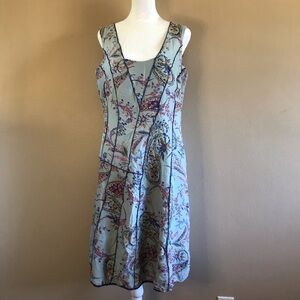 Sundance  Evelyn floral dress silk dress size 8