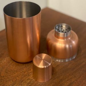 Copper Crate and Barrell martini shaker