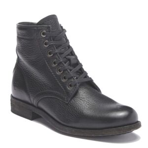 Frye Women's Tyler Lace up Combat Engineering Ankle Boots Women's Size 6 Black