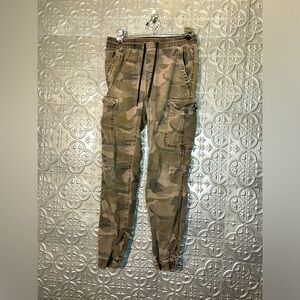 DENALI Pants Mens Small Camo Tie Waistband Ripstop Durable Utility Military