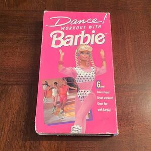 📚 4 / $25 Dance Workout with Barbie VHS Great Dance Steps Great Fun