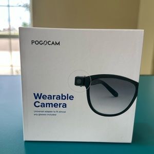 PogoCam Wearable Camera by PogoTec new in box Eye Glasses Video Camera