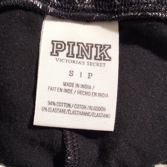 Victoria’s Secret Pink legging Aztec black white S - Picture 5 of 5