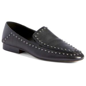 Sole Society Talbia Studded Leather Loafer Size 6