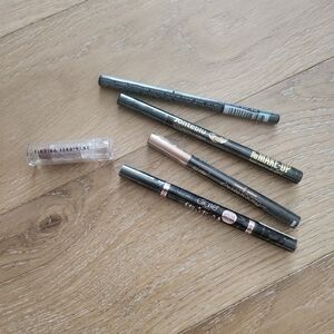 MIXED | NWOT Prebundled eyeliners + a mini lipstick