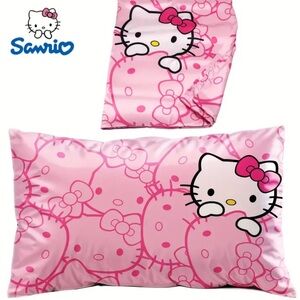 Hello Kitty Satin Pillowcase