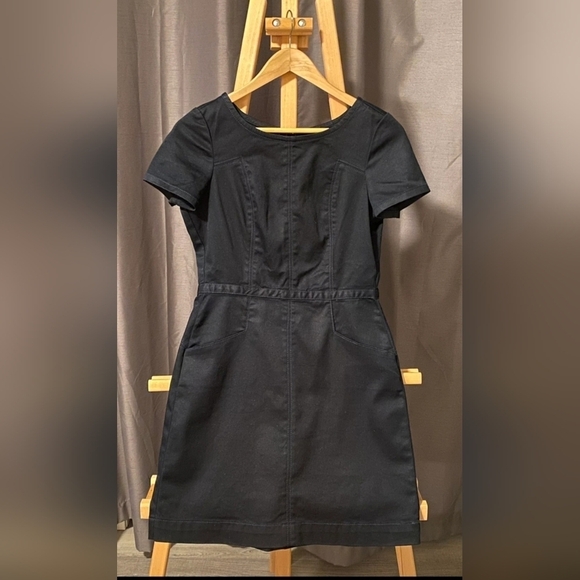 Gap 1969  Women's Indigo Denim Denim Dress Dark Navy Black Size XS - Picture 1 of 4