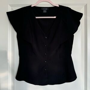 Button Front Blouse