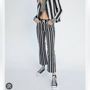 Marc Jacob’s Striped High waisted Grunge 93 Redux Pants (beetlejuice)