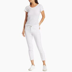 NWOT AG by Adriano Goldschmied Prima Crop Cigarette Leg - White, 29