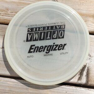 RARE Energizer Batteries Frisbee