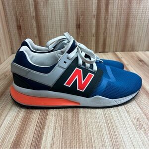 New Balance 247 V2 shoes Mens Size 7 Blue Athletic Running Sneakers KL247NFG