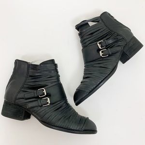 Jeffrey Campbell Ibiza Isley Leather Moto Booties