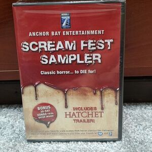 Scream Fest Sampler DVD New Sealed