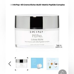 Brand New SKINN Pep40 Crème Riche