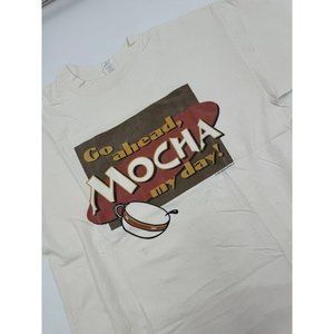 Vintage XL Screen Creations Mocha My‎ Day 1996 Single Stitch