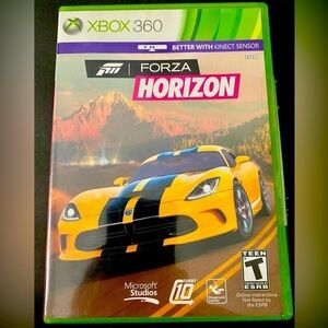 XBOX 360 Forza Horizon Opened but NEVER USED Factory Seal Still Attached To Box