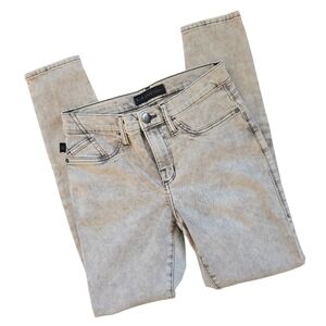 Rock & Republic Kashmiere Gray Acid Wash Skinny Jeans