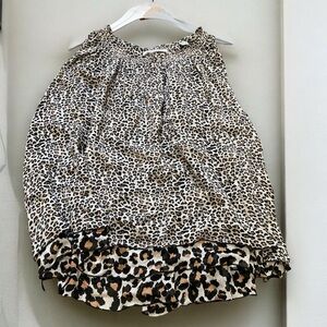 Scotch and Soda flowy cheetah print tank