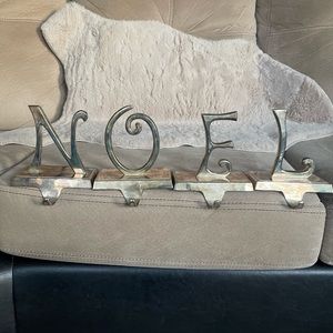 Pottery Barn Noel Stocking Holders