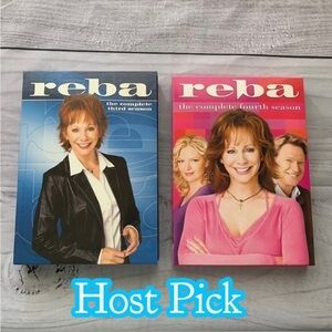 ✅2x Host Pick✅ Reba TV Show: Seasons 3 and 4 DVD Sets