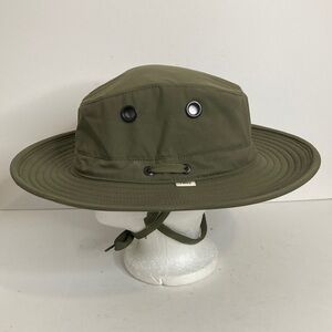 Tilley Hat Mens Large XL Khaki Green Nylon Trek Camping Travel Hiking Unisex