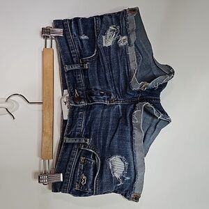 Hollister 26" waist distressed style jean shorts